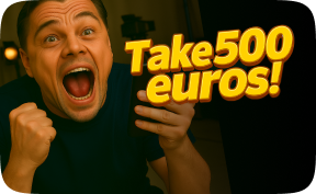Take 500 euros